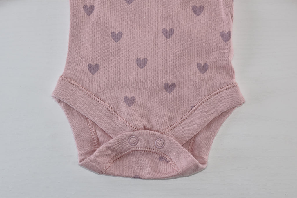 Bébé – Body à manches longues cœurs roses