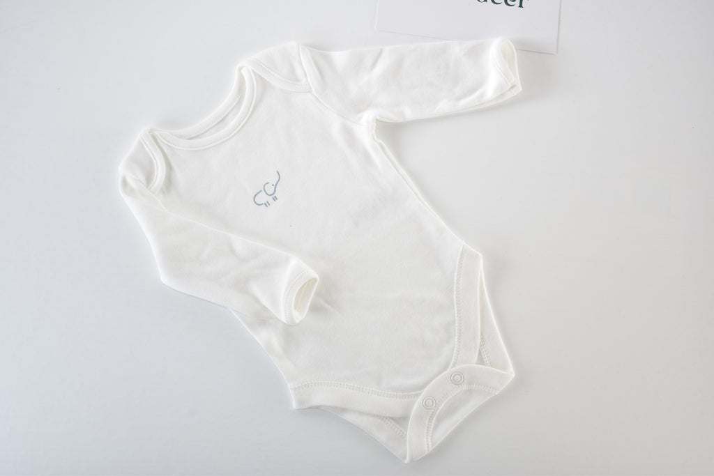 Set of 4 long sleeve bodysuits animal prints