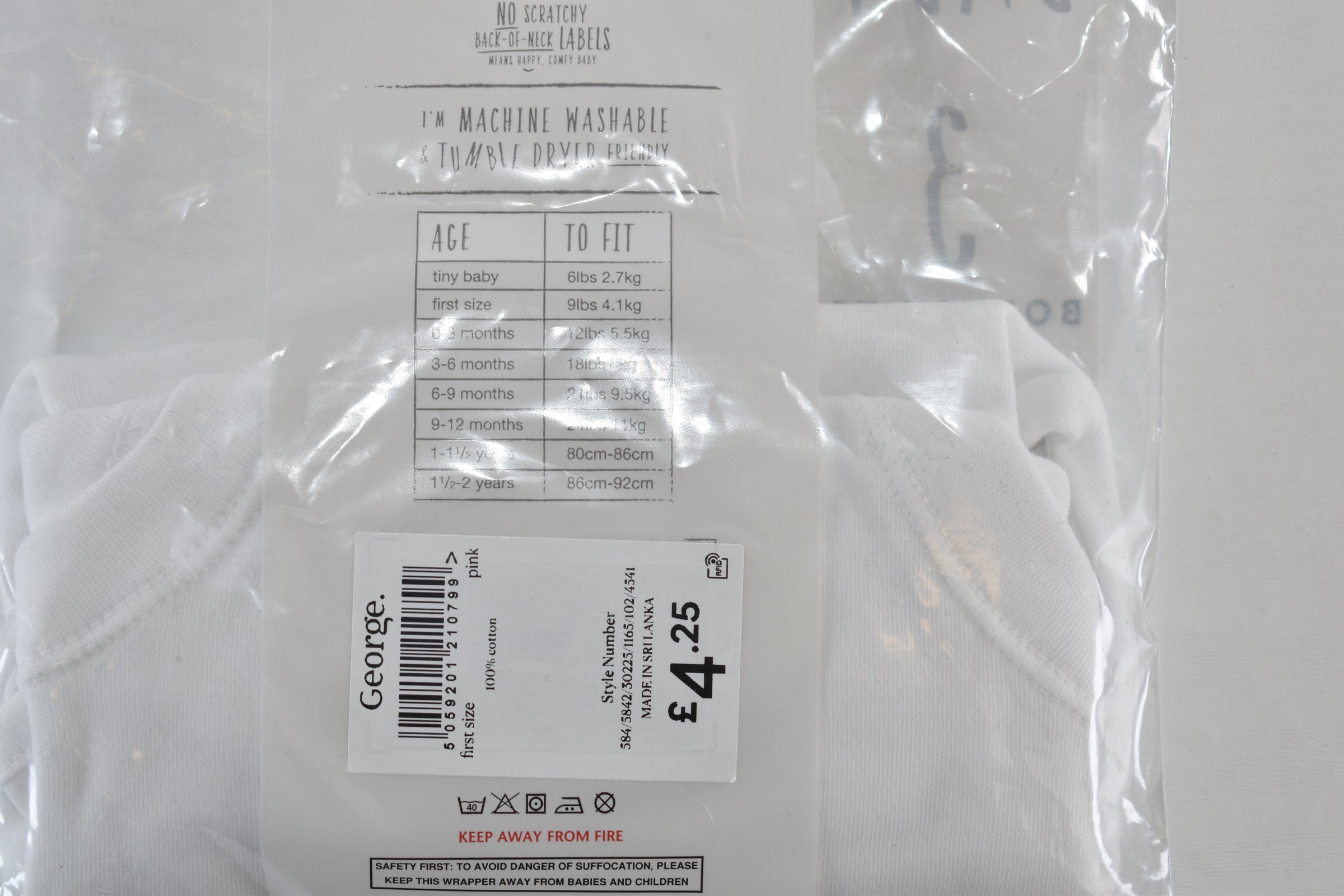 Body blanc à manches courtes - neuf avec étiquettes