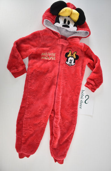 Disney Minnie Mouse Fleece All-in-One / Sleepsuit