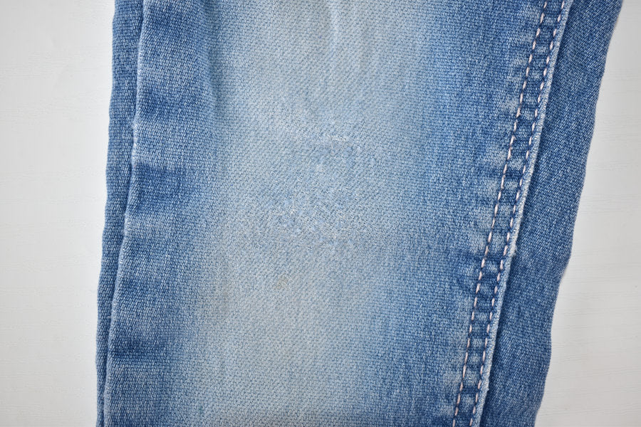 Light Wash Denim Jeggings with Elastic Waist
