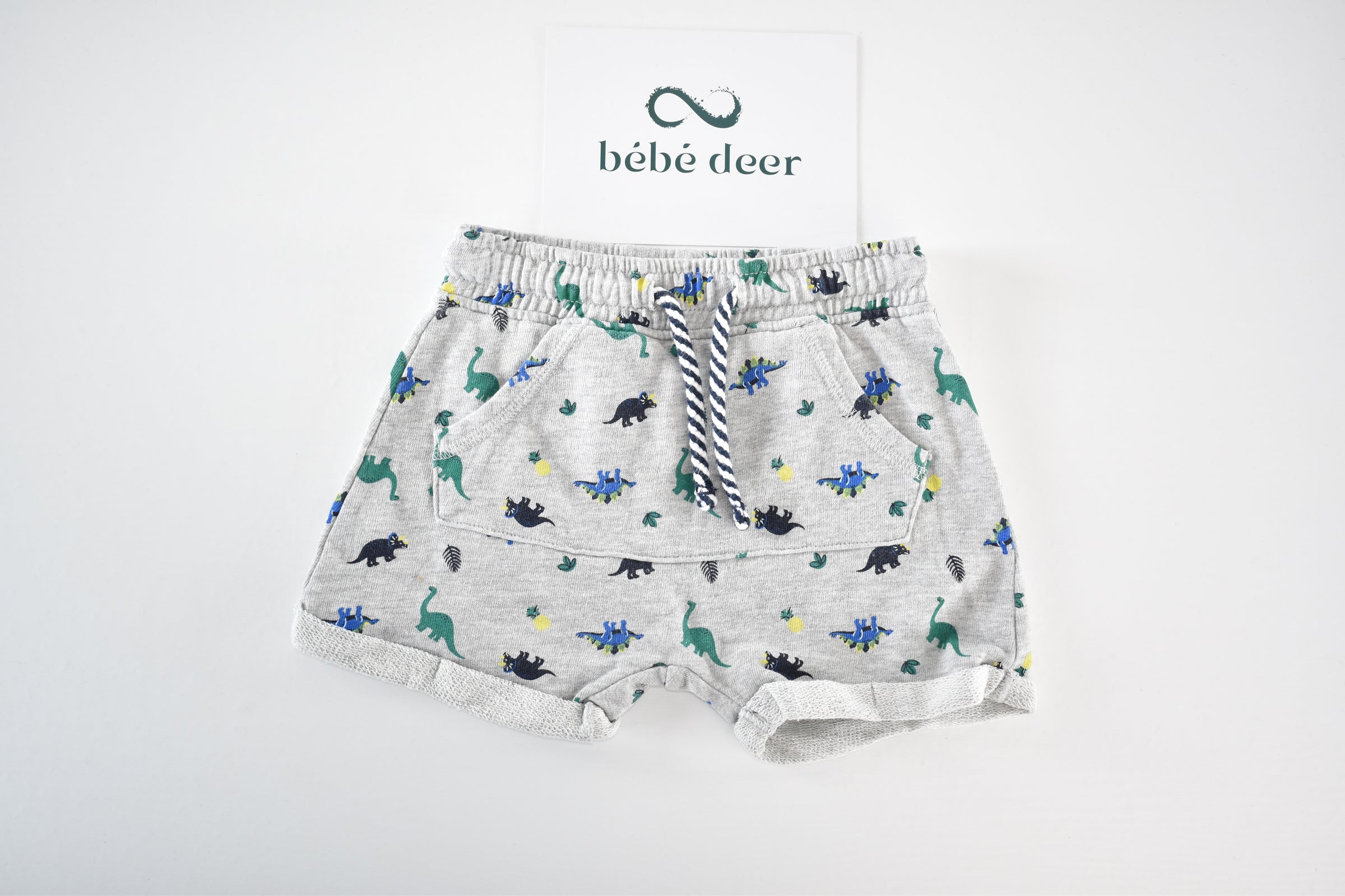 Dinosaur print shorts