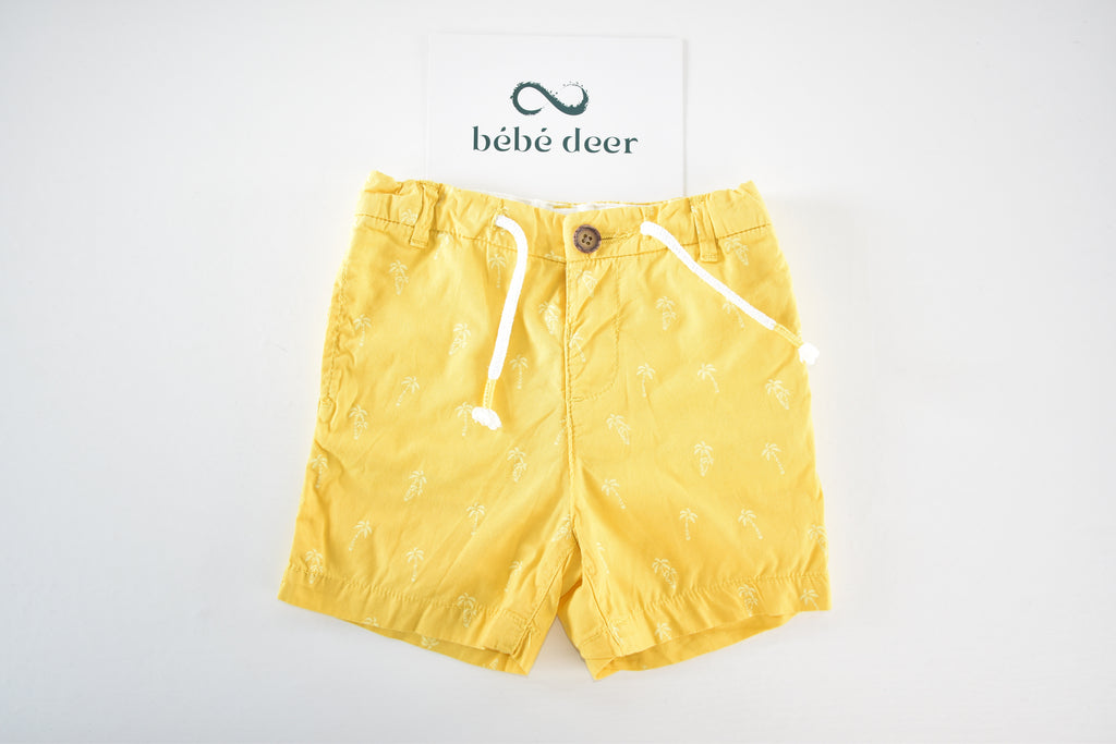 Palm tree print shorts