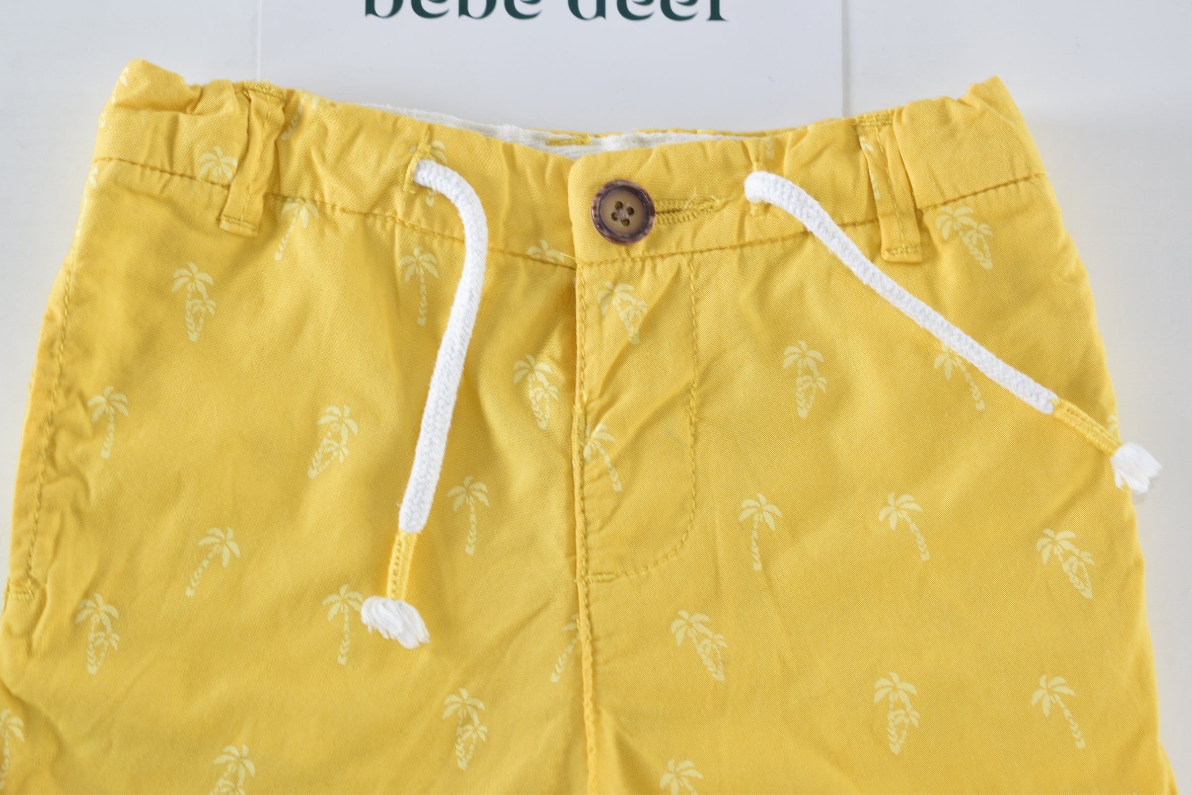 Palm tree print shorts