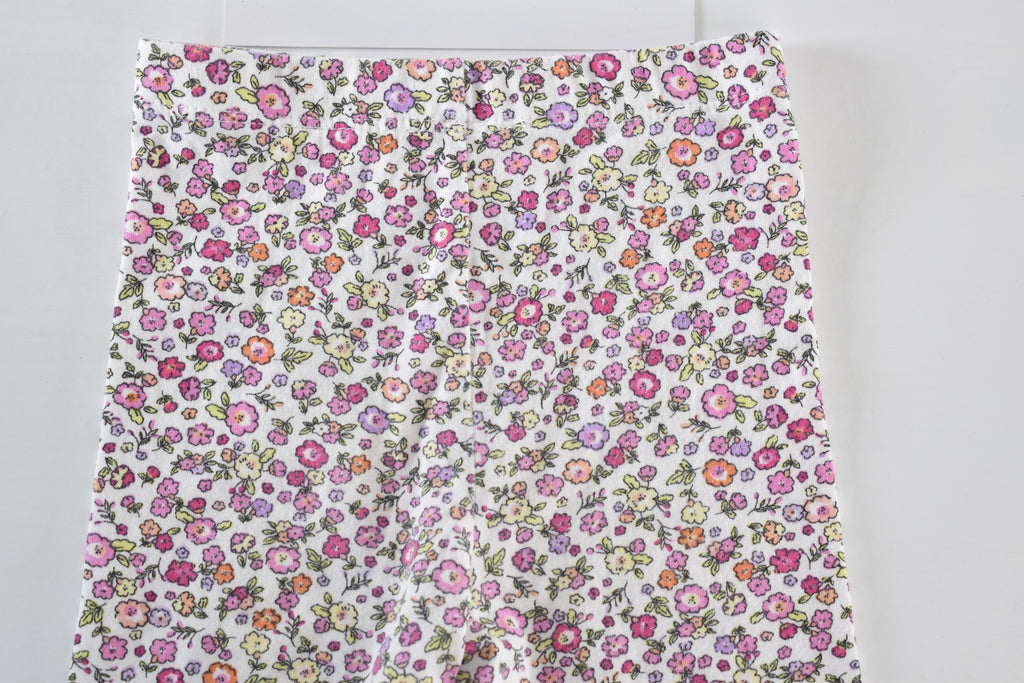 Pink floral cycling shorts