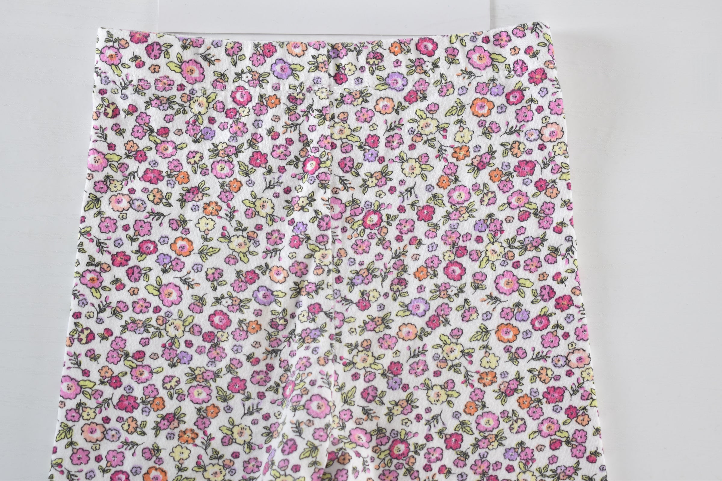Pink floral cycling shorts