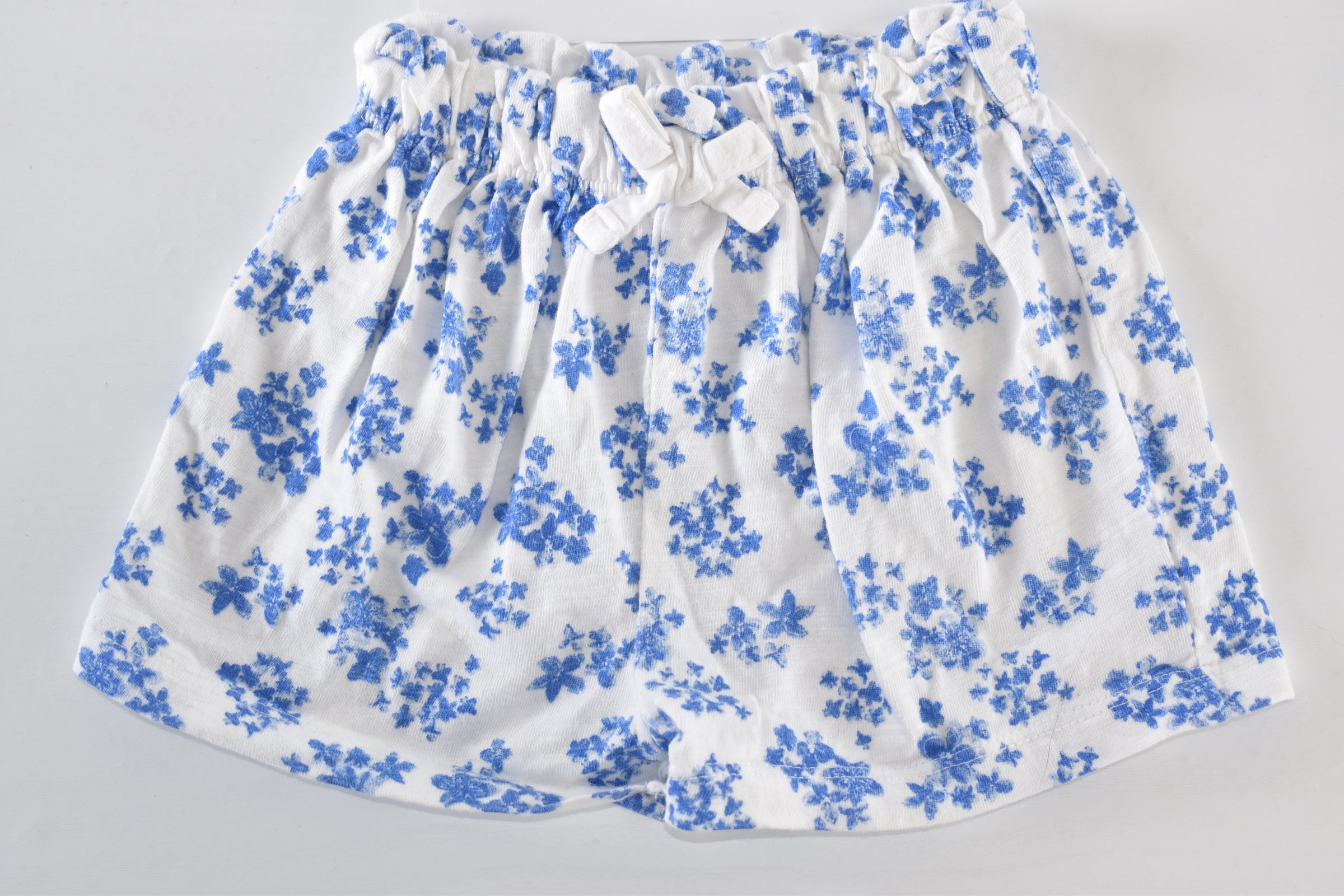 Blue floral shorts
