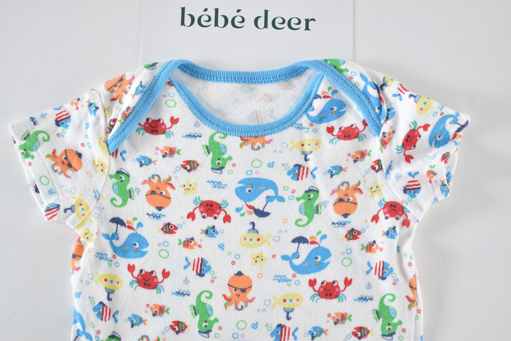 Body with ocean animal print