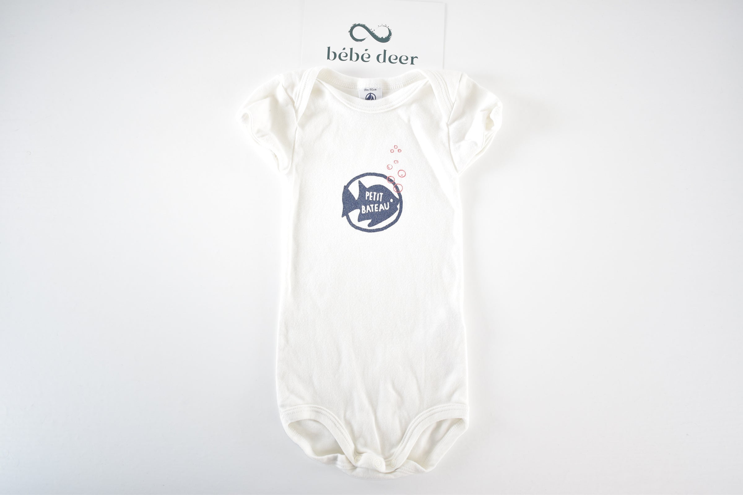 Body Petit Bateau with fish motif