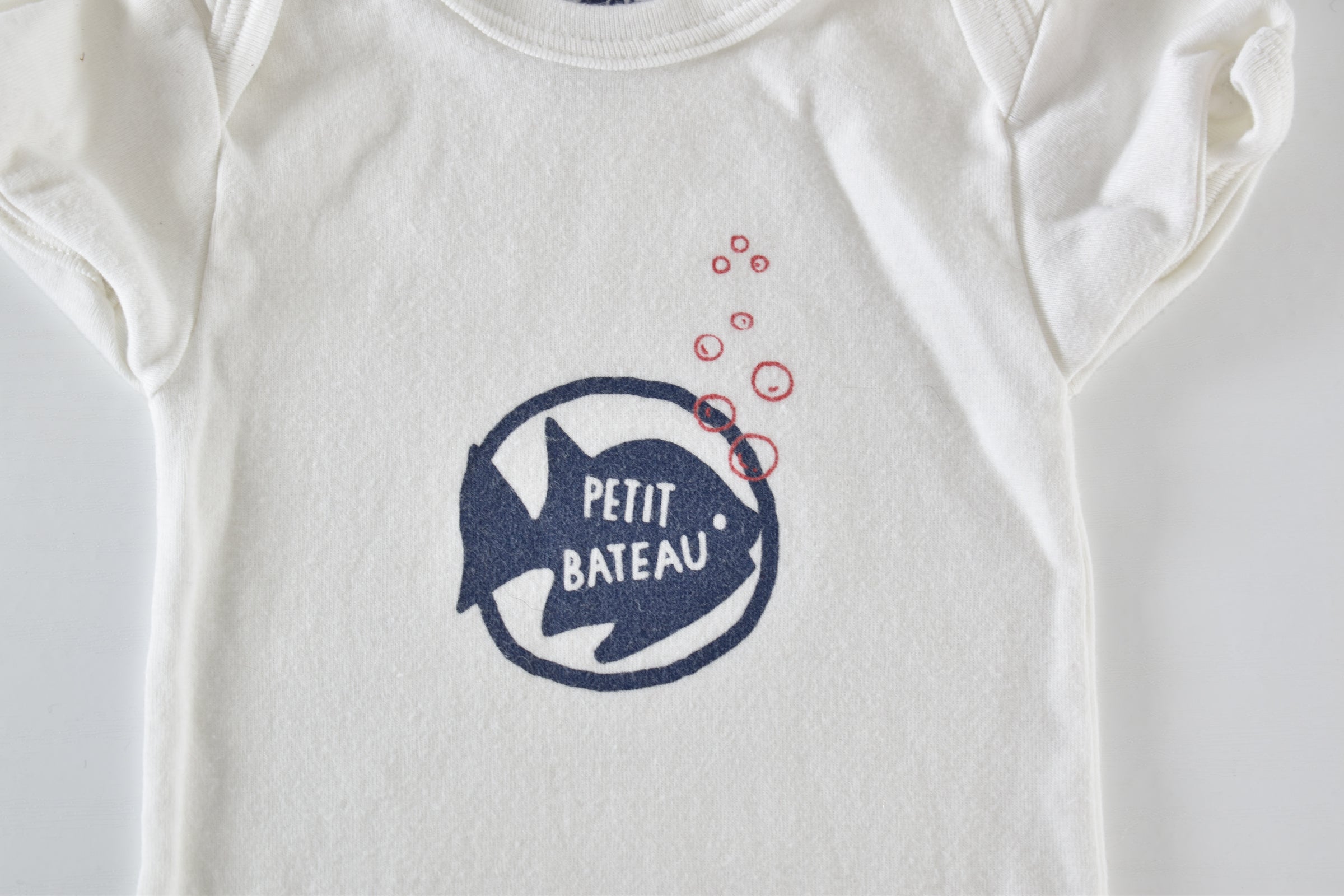 Body Petit Bateau with fish motif