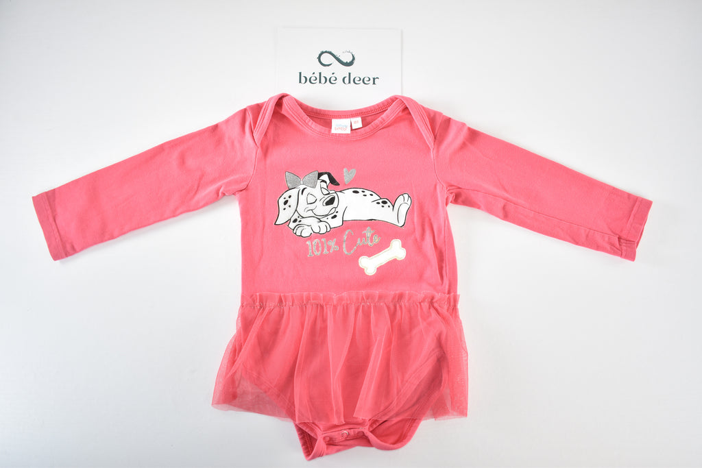 Body dress with Dalmatian and tutu