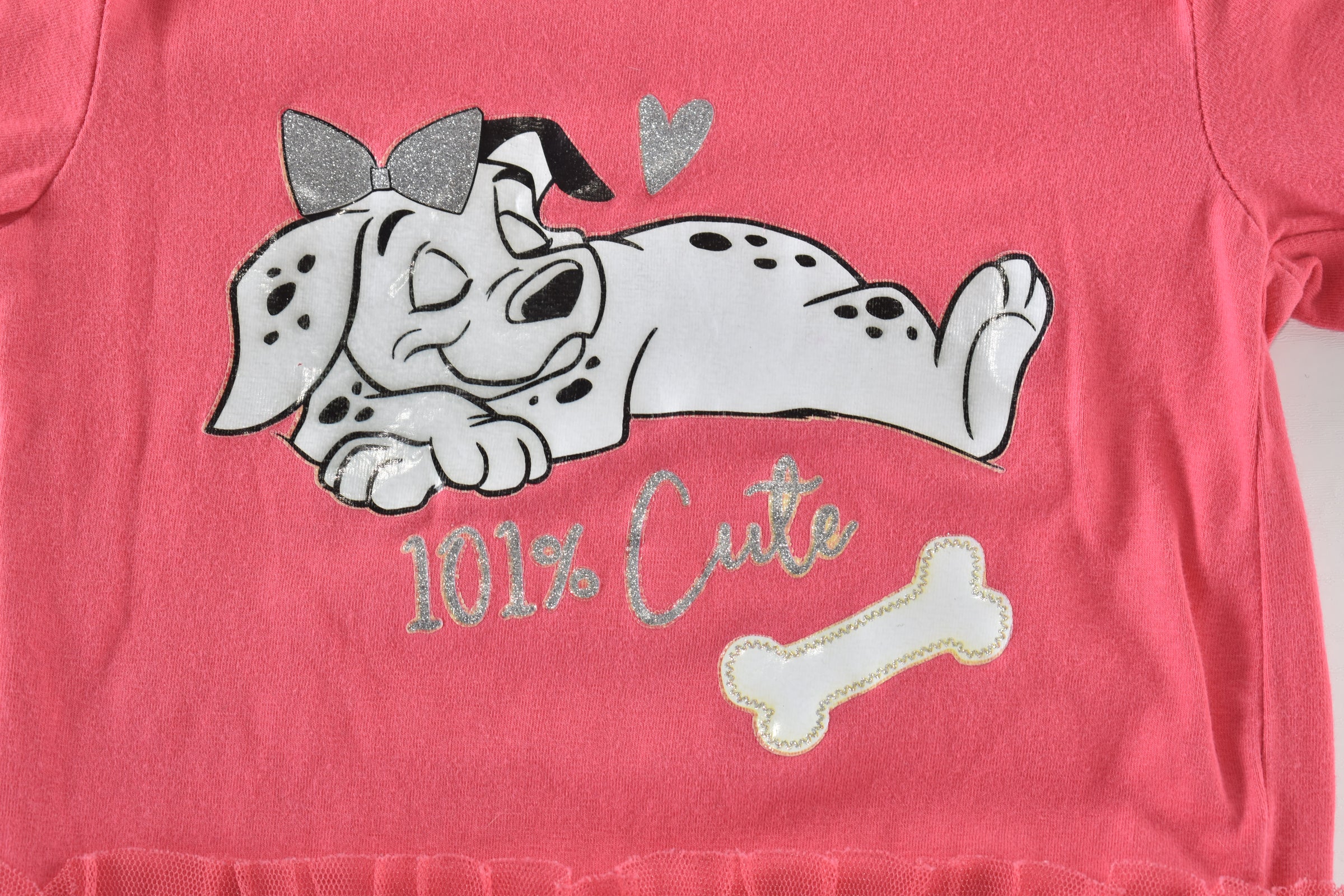 Body dress with Dalmatian and tutu