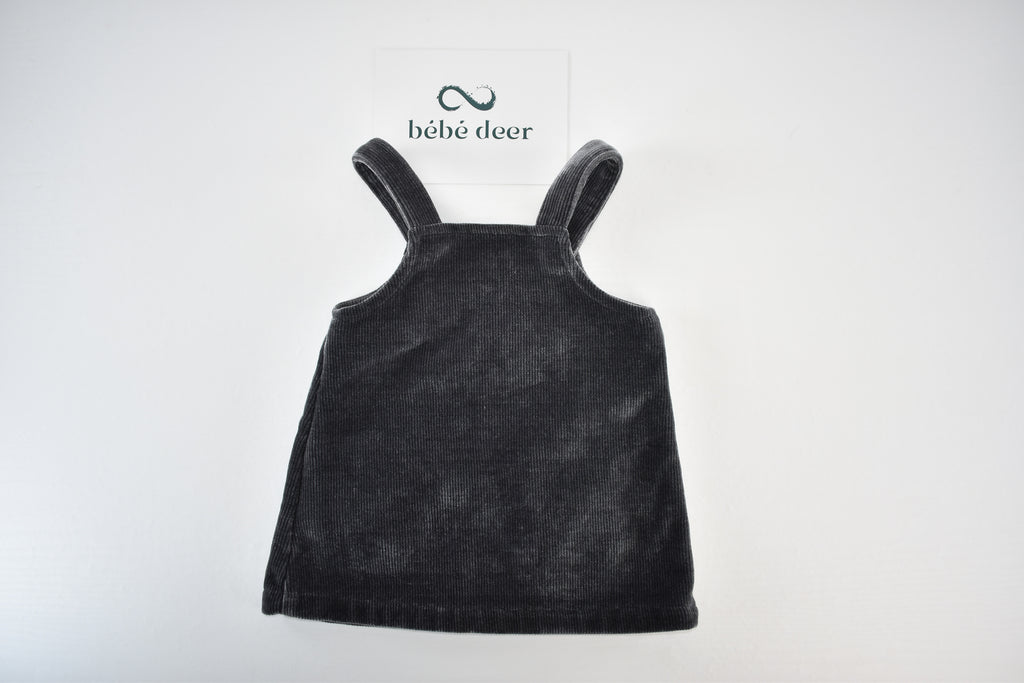 Robe chasuble effet velours