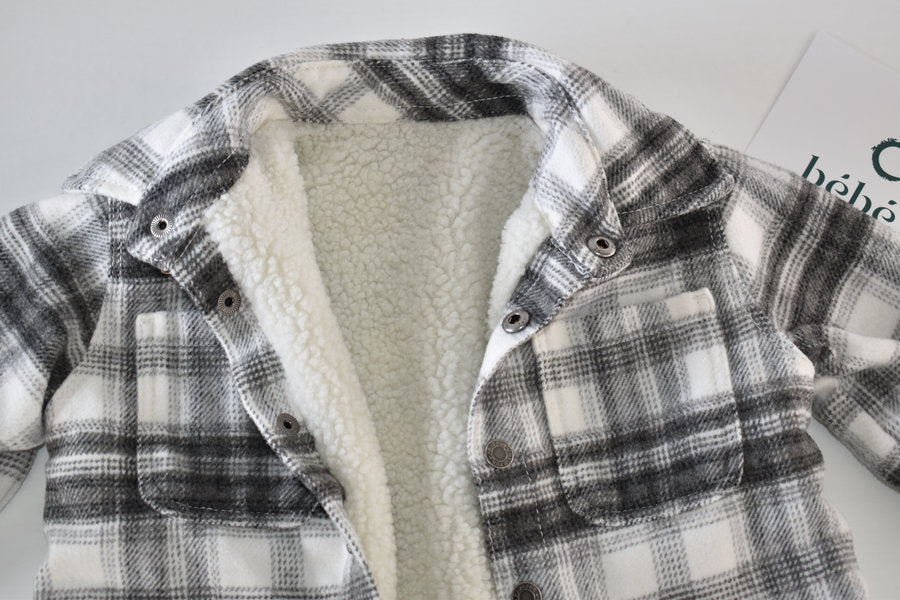 Checkered lined jacket