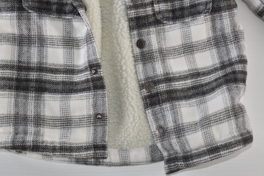 Checkered lined jacket