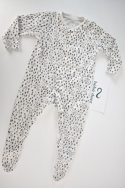 Dalmatian Print Sleepsuit