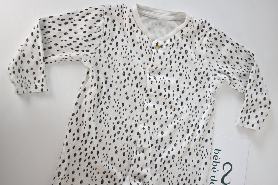 Dalmatian Print Sleepsuit