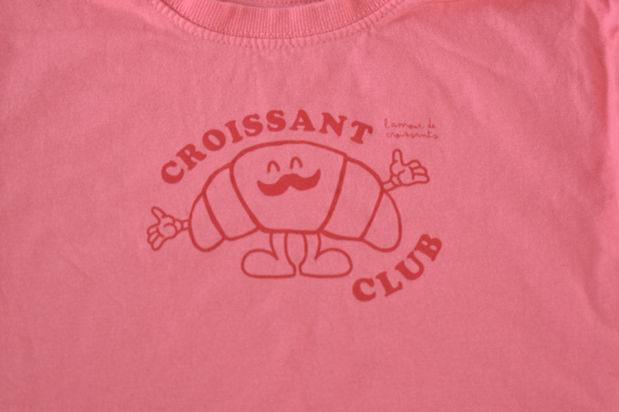 Croissant Club Pink T-Shirt