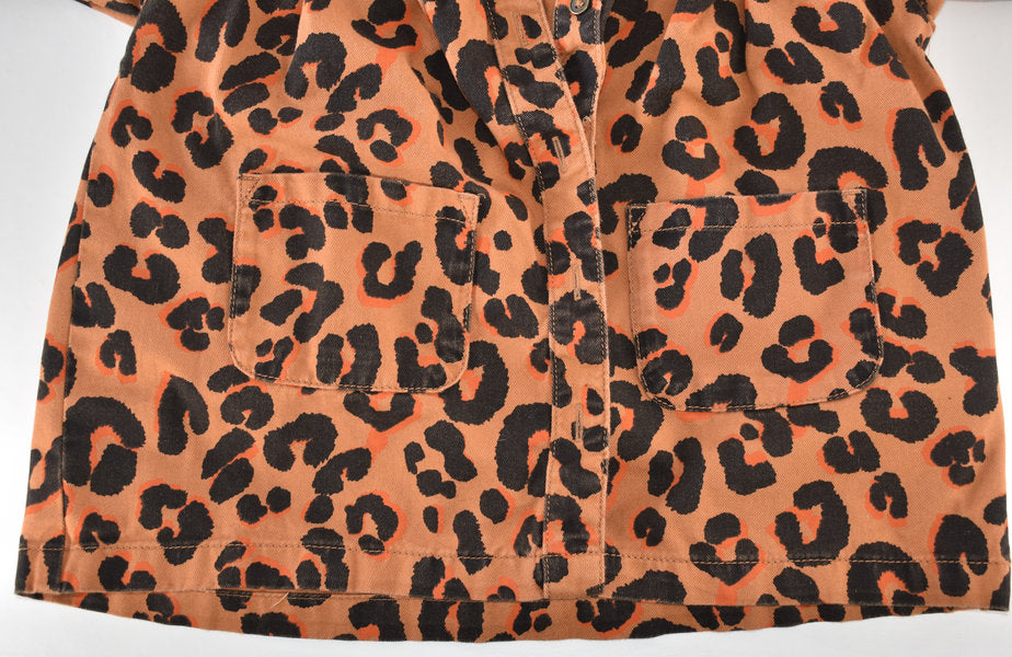 Leopard print cotton jacket