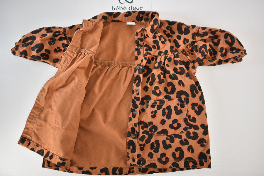 Leopard print cotton jacket