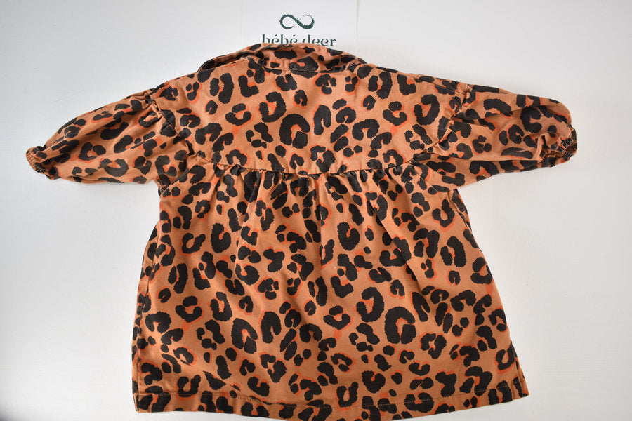 Leopard print cotton jacket