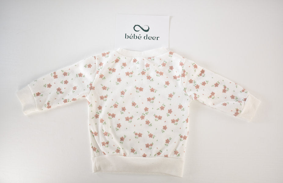 Floral lightweight jumper