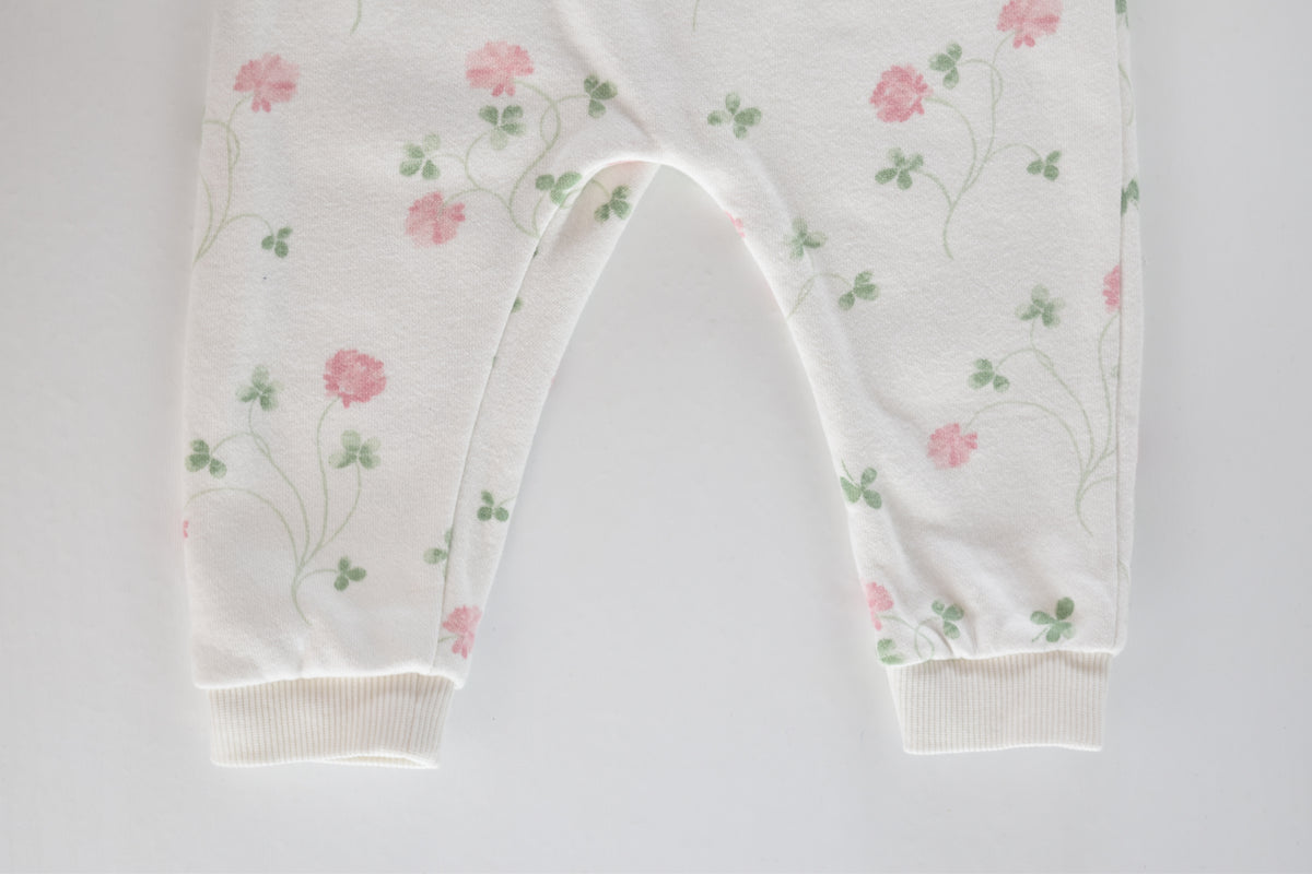 Floral sweatshirt & trousers set