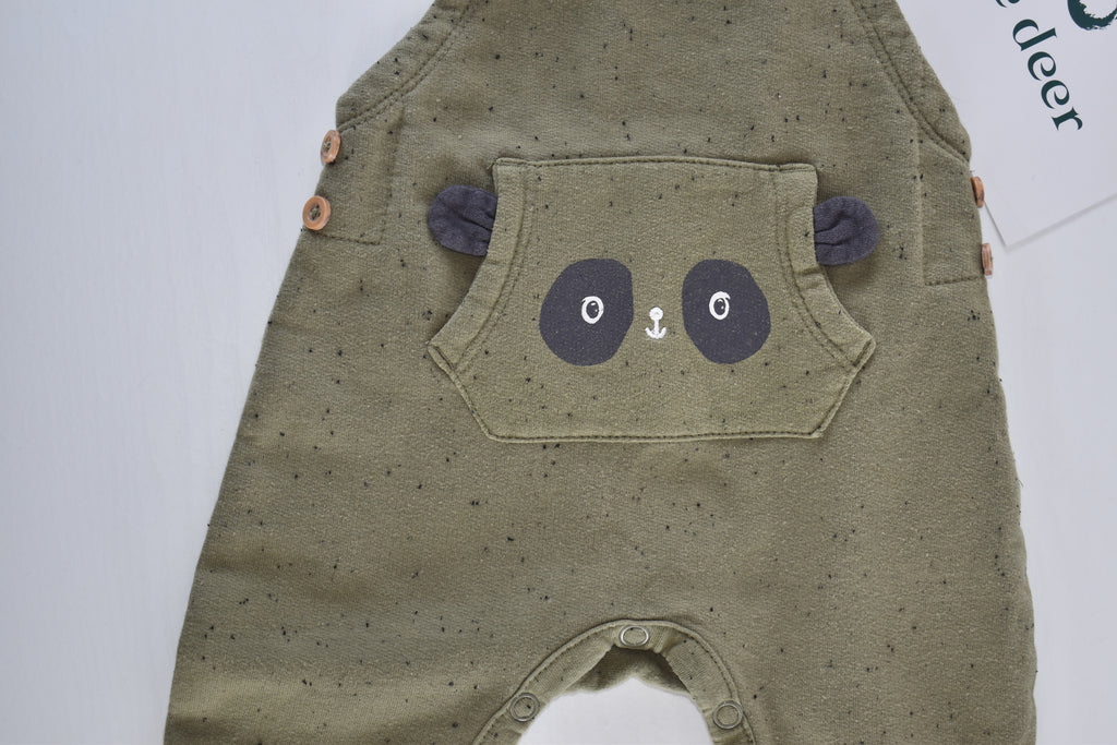 Panda pocket dungarees