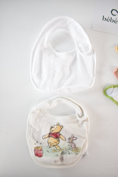 Set of 8 baby boy bibs