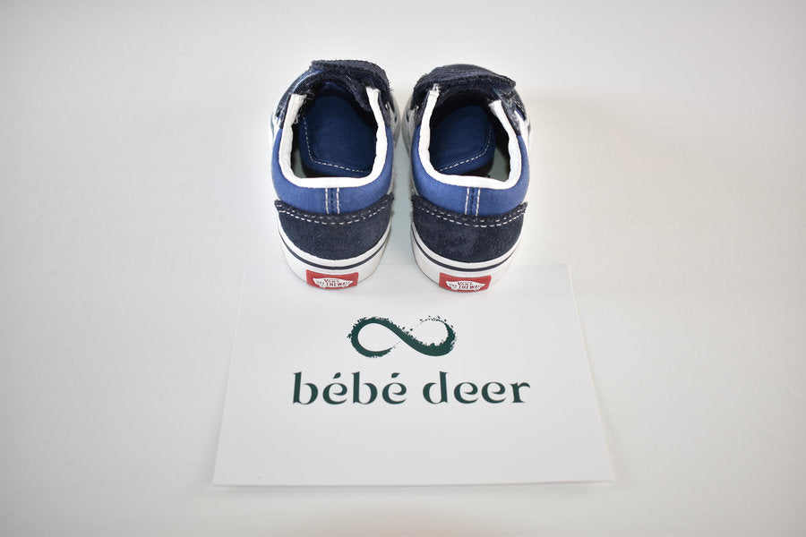 Chaussures Vans Old Skool à scratch bleues