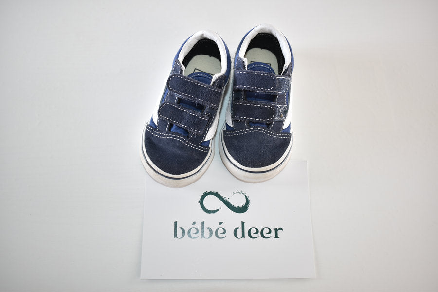 Chaussures Vans Old Skool à scratch bleues