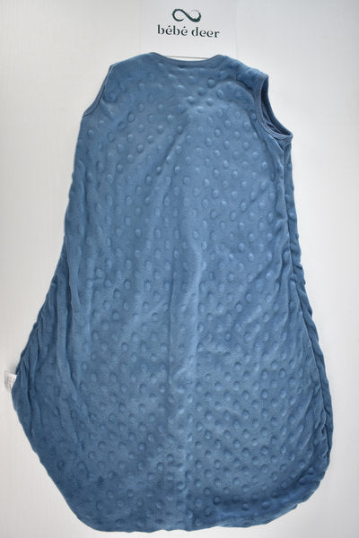 Blue textured sleeping bag 6/12 months