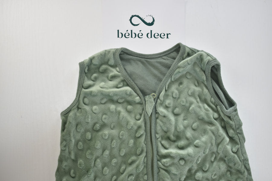 Unnivoll green textured sleeping bag