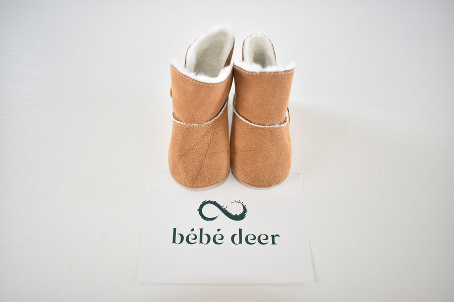 Soft sole faux suede boots