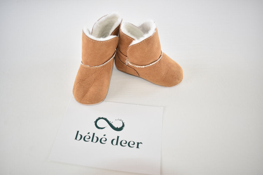 Soft sole faux suede boots