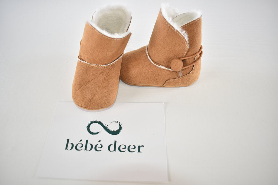 Soft sole faux suede boots