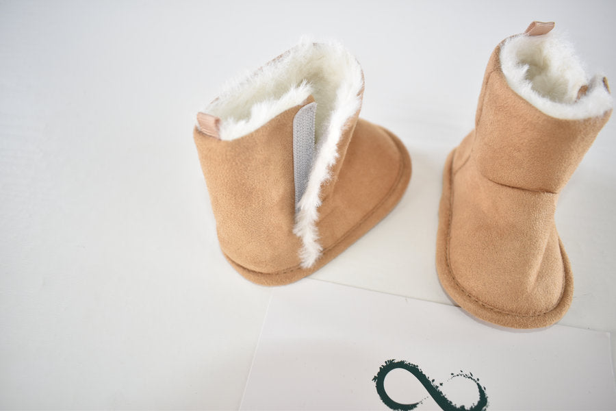 Warm lined baby boots 3/6 months