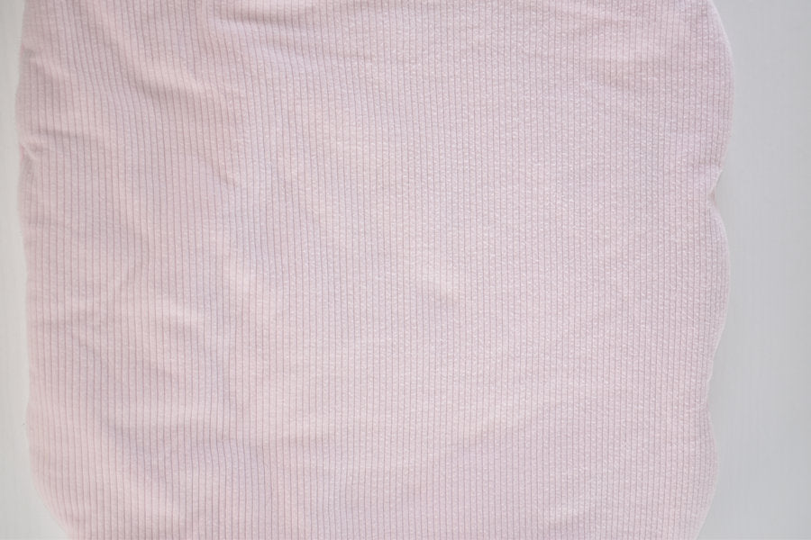 Light pink ribbed sleeping bag