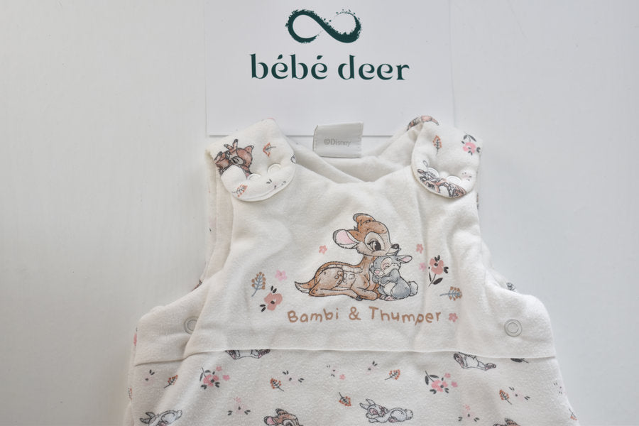 Disney Bambi & Thumper 2.5 tog sleeping bag 100% organic cotton