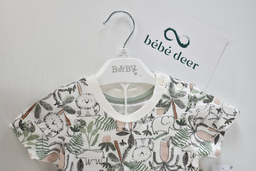 Jungle print outfit set - new with tags