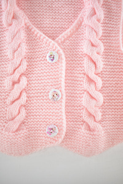 Handmade knitted waistcoat