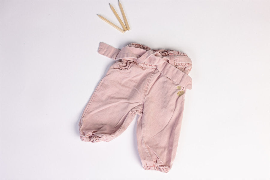 Pantalon léger avec cœur doré