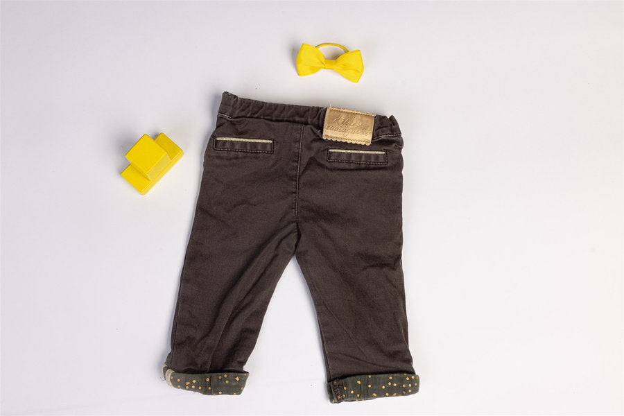 Tousers golden small teddy bear