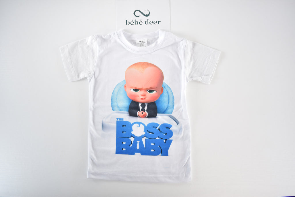 Boss baby print top