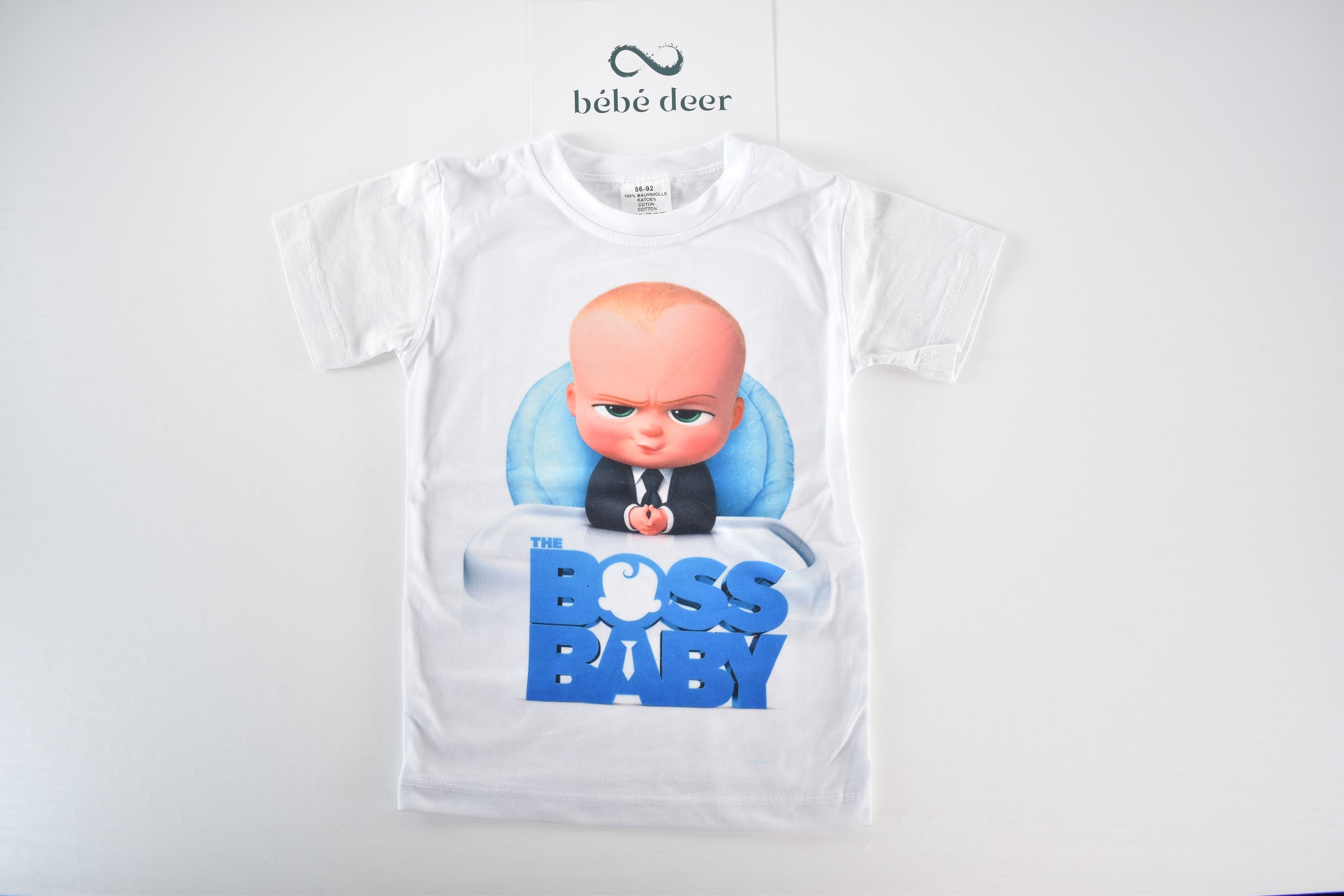 Boss baby print top