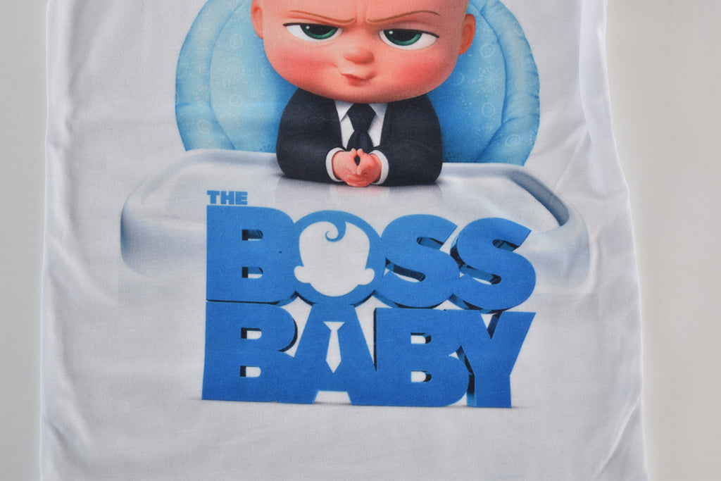 Boss baby print top