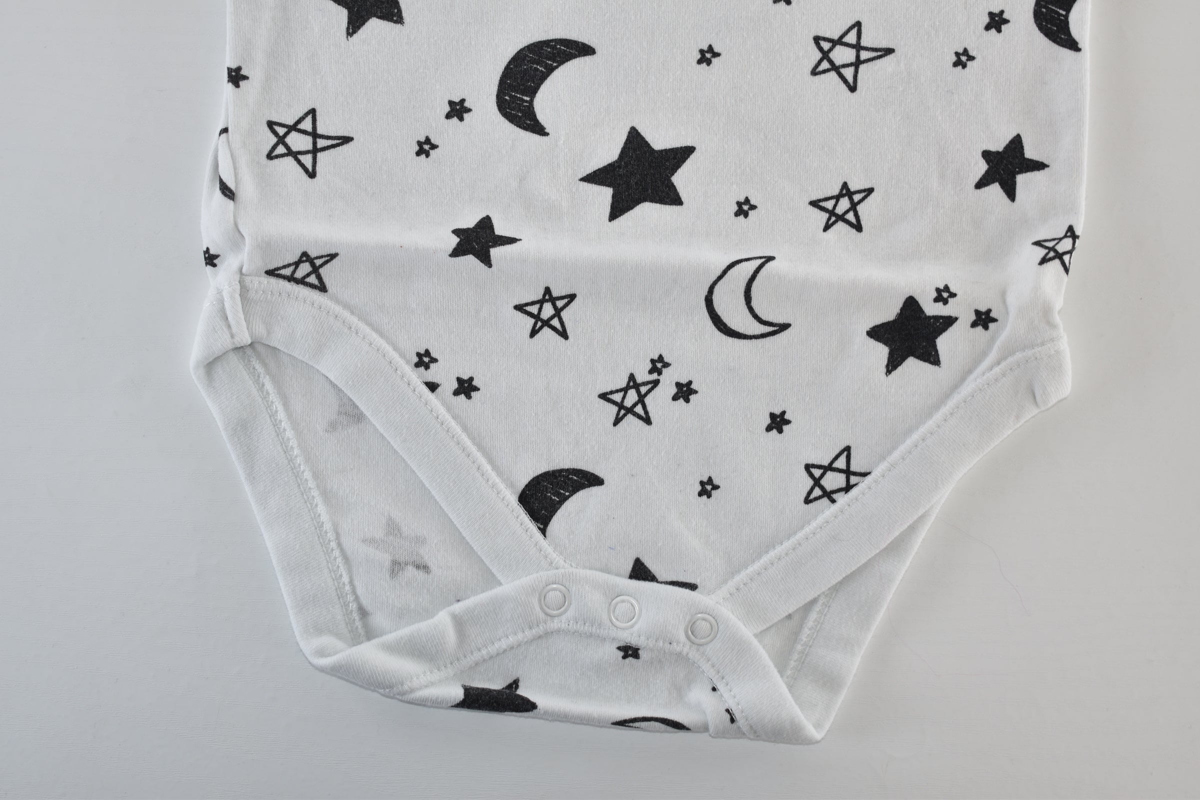 Moon and stars long sleeve bodysuit