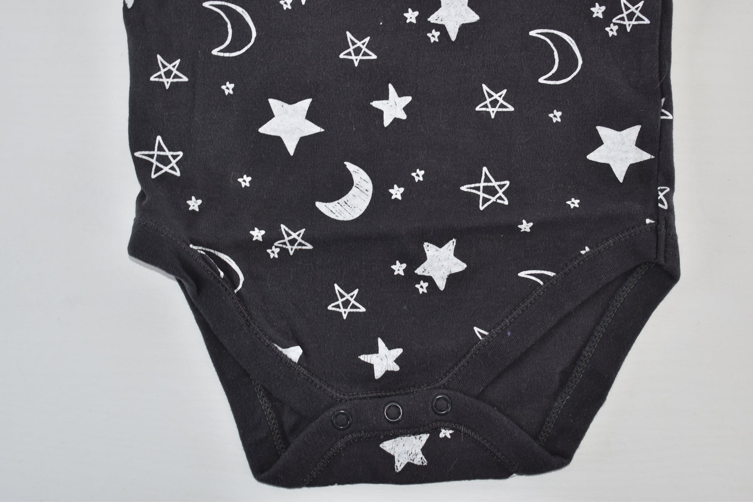Moon and stars long sleeve bodysuit