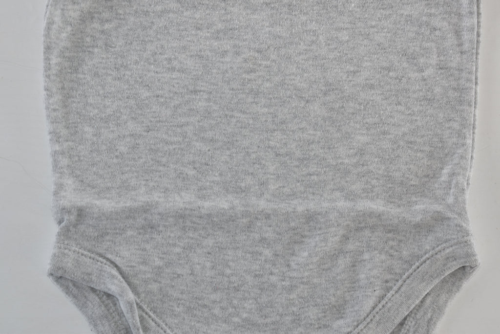 Grey long sleeve bodysuit "Shine like the moon"