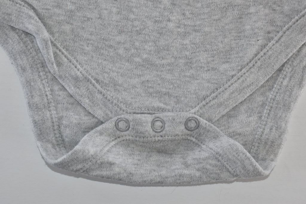 Grey long sleeve bodysuit "Shine like the moon"